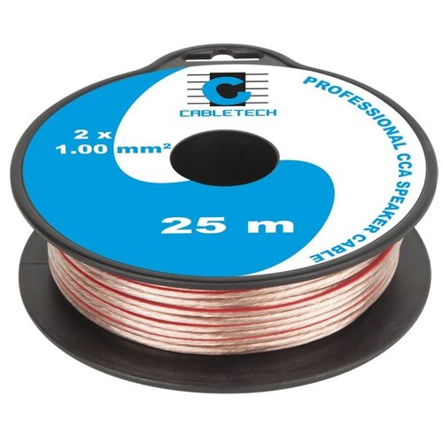 Cabletech CCA Kabl za zvučnike presek 1.0mm dužina 25m providni KAB0396 Cene