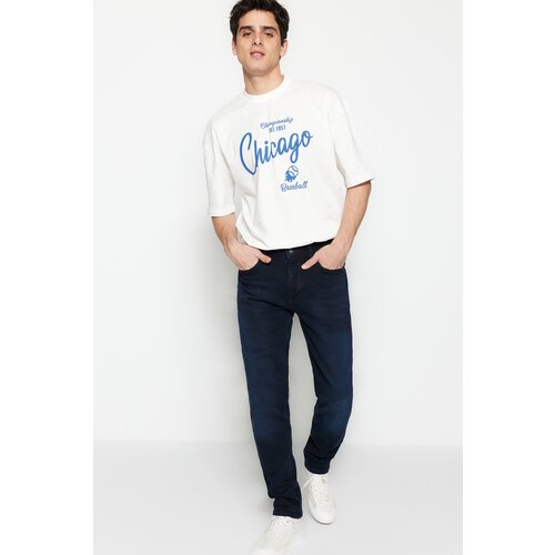Trendyol Jeans - Navy blue - Straight Slike