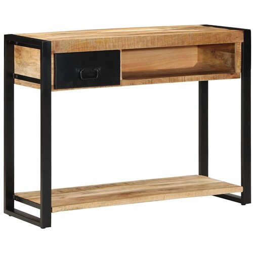 vidaXL konzolna miza 100x35x75 cm Masivni neobdelan les Mango Cene