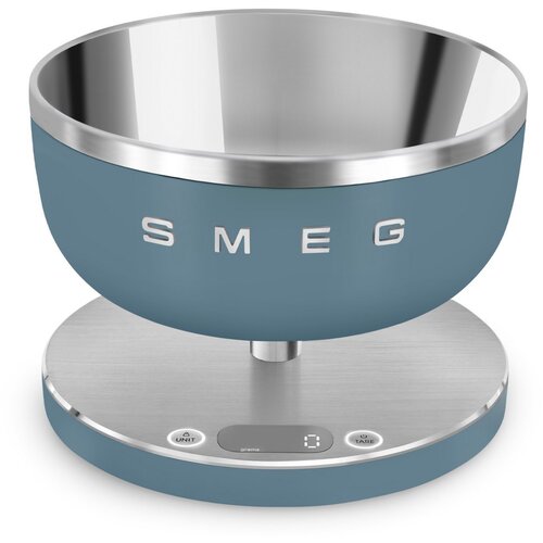 Smeg KSC01SBMWW kuhinjska vaga s 5 kg, posudom, Collezione mat plava boja='' Cijene