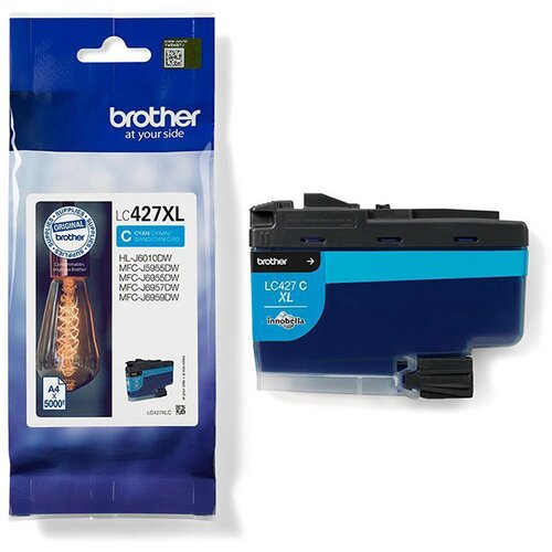 Brother LC-427XLC spremnik s tintom 1 kom Original Visoki (XL) prinos Plavo Slike