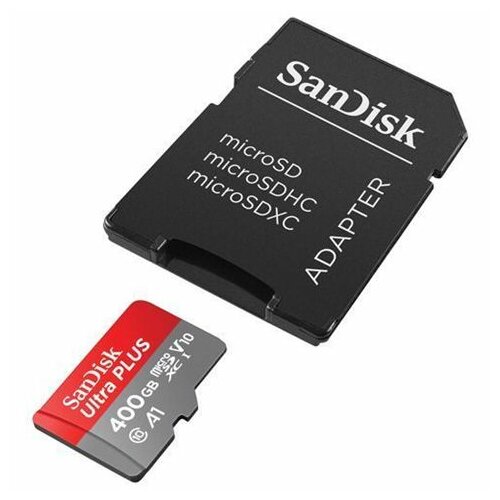 Sandisk Ultra (SDSQUAR-400G-GN6MA) micro SDXC 400GB class10+adapter memorijska kartica Slike