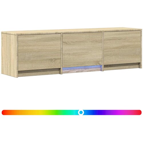 vidaXL TV omarica z LED osvetlitvijo Sonoma hrast 140 x 34 x 40 cm, (5000210634) Cene