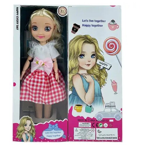 Magic Toys 30 cm velika lutka Jenny s svetlobnimi in zvočnimi efekti Cene
