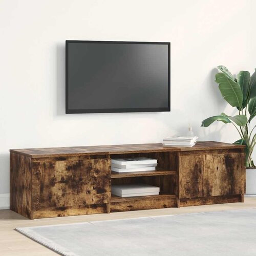 TV ormarić dimljeni hrast 140 x 40 x 35,5 cm konstruirano drvo Cene