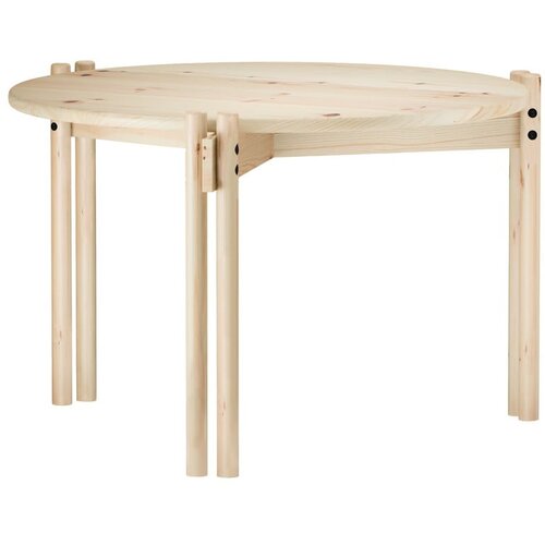 Karup Design Okrogla mizica iz masivnega bora v naravni barvi &amp;oslash; 60 cm Sticks &amp;ndash; Slike