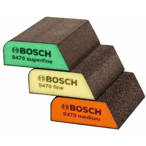 Bosch 3-delni set sunđera za brušenje 2608621252/ 69 x 97 x 26 mm/ m/ f/ sf Slike