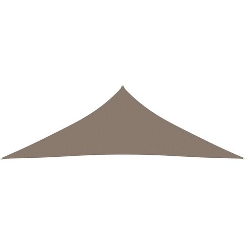 vidaXL senčno jadro oksford blago trikotno 3x3x4,24 m taupe Cene