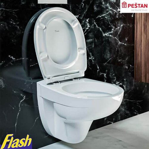 Fluenta Konzolna WC &scaron;olja sa daskom - FLUENTA Basic Click - Pe&scaron;tan Cene