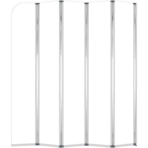 VidaXL Tu&amp;scaron; stena za kopalno kad 120x140 cm kaljeno steklo prozorna Slike