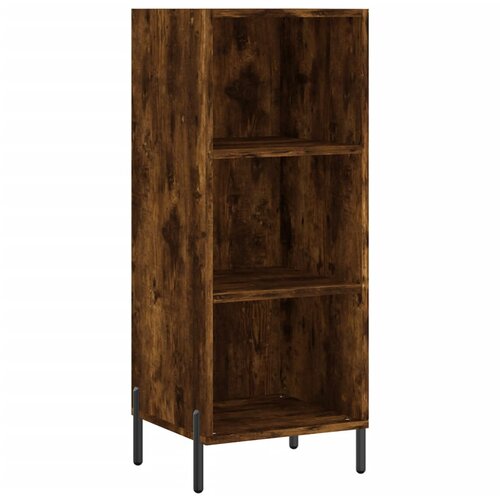 Maison Chic Komoda - Predalnik dimljeni hrast 34,5x32,5x90 cm inženirski les, (21718210) Slike