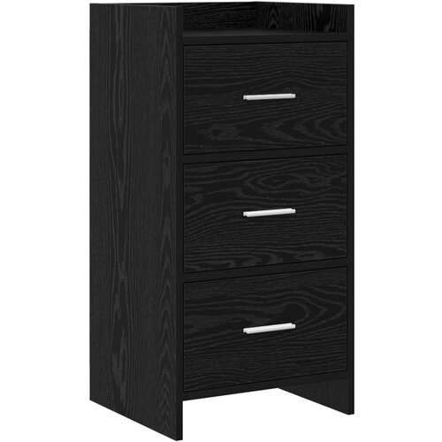  Kreveta Crni hrast 40 x 36 x 80 cm Konstruirano drvo Cene