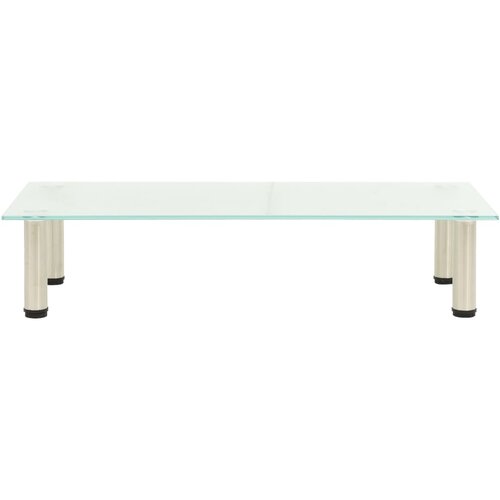 Maison Chic TV stojalo - Televizijska omarica - TV omarica mlečno 80x35x17 cm kaljeno steklo, (21699977) Cene