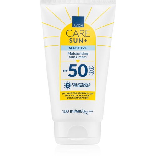 Avon Care Sun + Sensitive vlažilna krema za sončenje za občutljivo kožo SPF 50 150 ml Cene