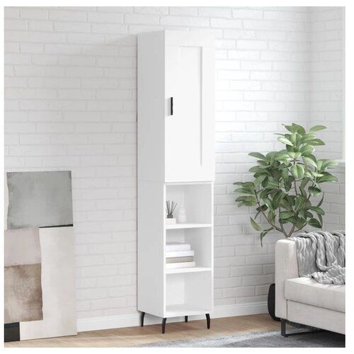 vidaXL Visoka komoda bijeli 34 5x34x180 cm od konstruiranog drva Cijene