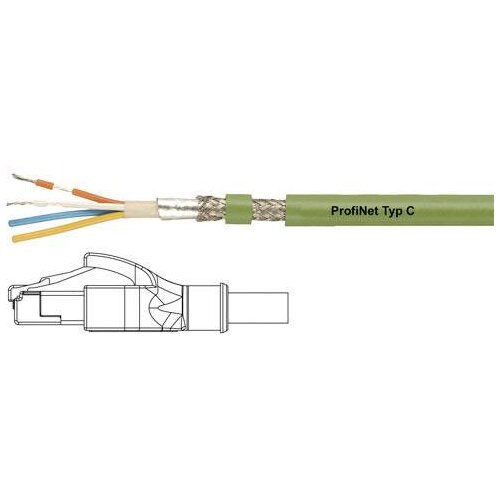Helukabel 806413 RJ45 omrežni kabel CAT5e SF/UTP 5 m zelena PUR pla&amp;scaron;č, pletena za&amp;scaron;čita, za&amp;scaron;čita iz folije, prožen notranji vodnik 1 kos, (20417879) Slike
