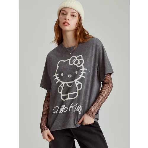 House - Majica kratkih rukava Hello Kitty - Siva
