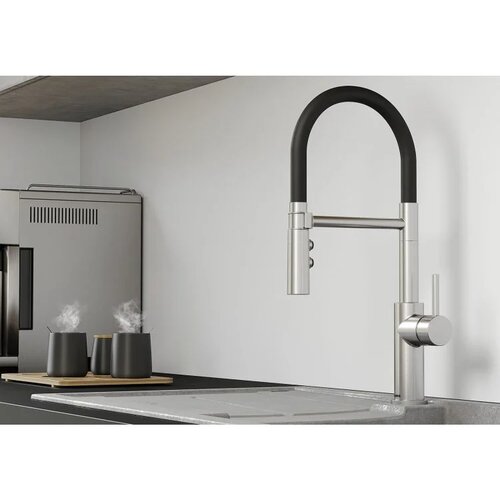 Blanco CATRIS-S Flexo saten dark steel Cene