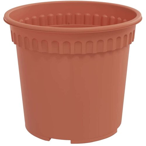 VidaXL Saksije za biljke 6 pcs Crvena cigla &amp;Oslash; 15 x 12 cm Plastika - Crvena cigla &amp;Oslash; 15 x 12 cm 6 Slike