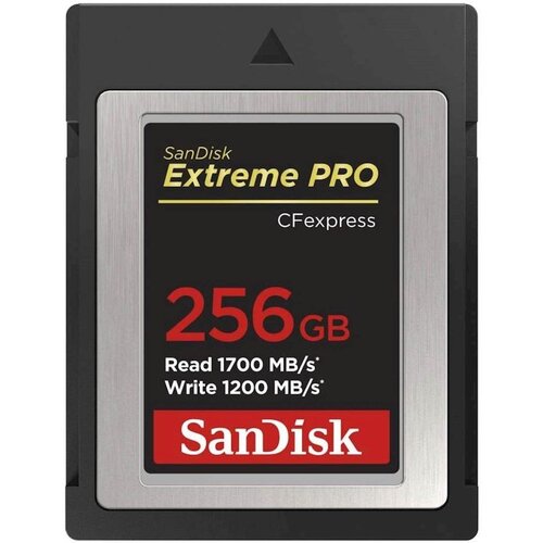 Sandisk memorijska kartica extreme pro cfexpress card type b, 256GB, 1700MB/s read, 1200MB/s write Slike