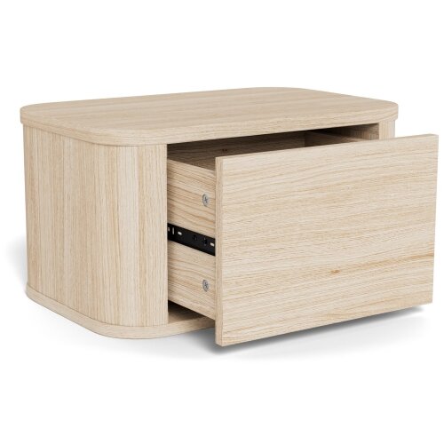  Noćni stočić MADERA 46x30 cm beli hrast Slike