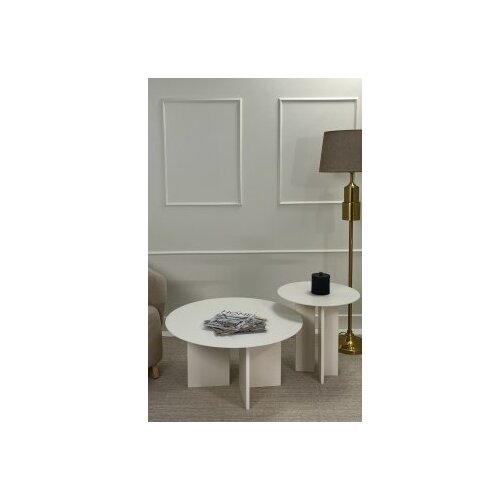 Hanah home Set klub stolova Leo, 2 komada, Bijeli Slike