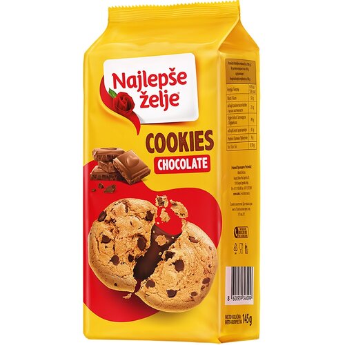 NAJLEPŠE ŽELJE Cookies čokolada 145g &Scaron;tark Cene