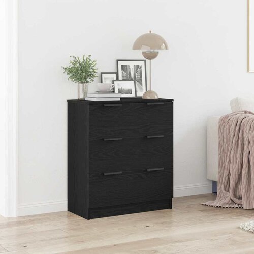  Kreveta s ladicama Crni hrast 60 x 30 x 70 cm Konstruirano drvo Cene
