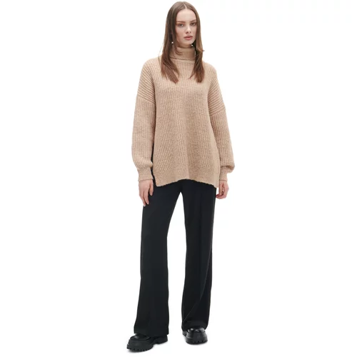 Cropp ženski džemper s visokim ovratnikom - Bež  8409Z-08X