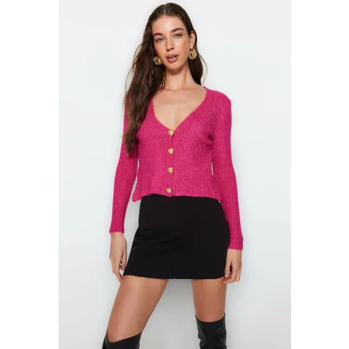 Trendyol Cardigan - Pink - Regular fit