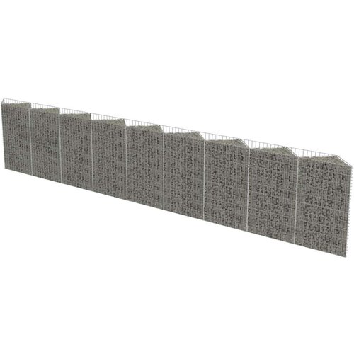  Gabionski zid od pocinčanog čelika 630 x 30 x 100 cm Slike