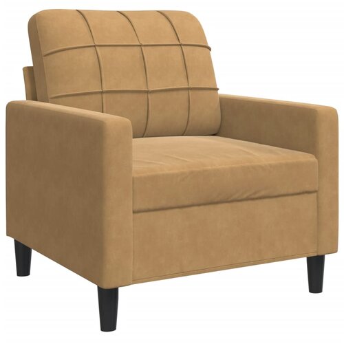 VidaXL Fotelj rjav 60 cm žamet, (21256011) Slike