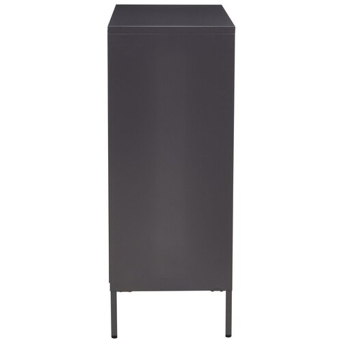 Premier Housewares Siva jeklena vitrina 80x102x40 cm Acier &amp;ndash; Slike