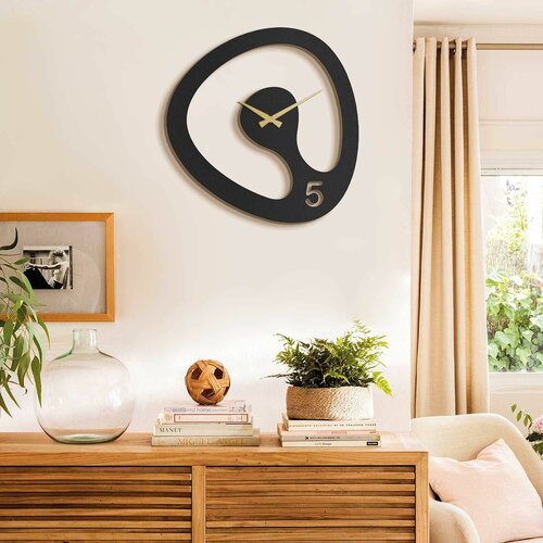 amorph metal wall clock - APS104 blackgold decorative metal wall clock Slike