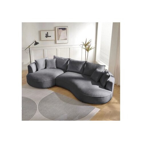Atelier Del Sofa ugaona garnitura venedik left dark grey Cene