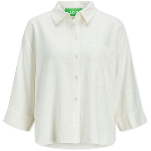 JJXX Topi & Bluze Breeze Summer Shirt - Blanc de Blanc Bela Cene