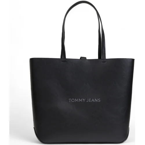 Tommy Hilfiger Torbe TJW ESS MUST EW TOTE AW0AW16271 Črna