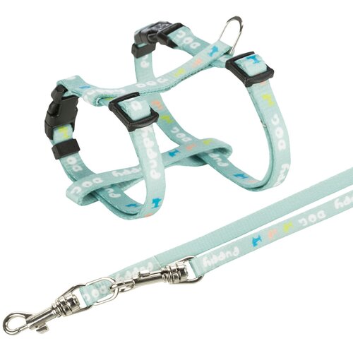 Trixie oprsnica z povodcem za pse Junior M-L 27-45 cm/10 mm 2 m mint Slike