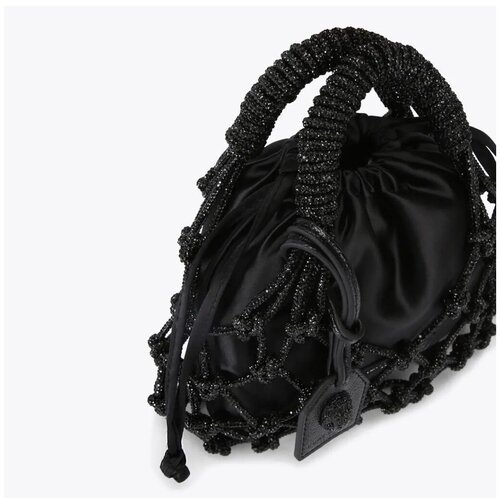 Kurt Geiger London SM MACRAME CRYSTAK BAG Crna Cijene