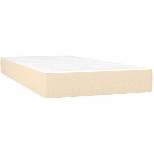  box spring s madracem krem 120 x 190 cm od tkanine Slike