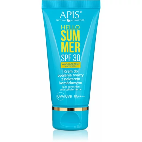Apis Natural Cosmetics Hello Summer krema za sončenje za obraz SPF 30 50 ml