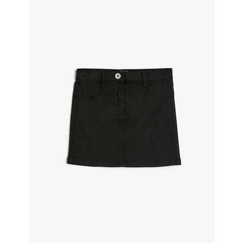 Koton Girl's Skirt Black Slike