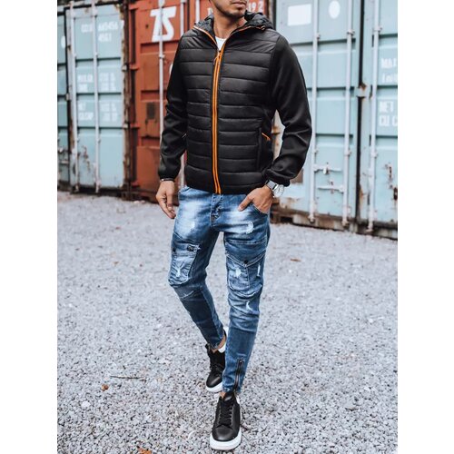 DStreet Men's quilted transitional black jacket TX3785 Cijene