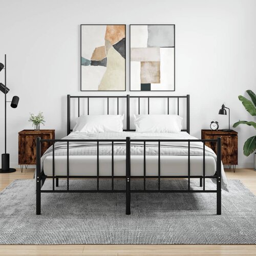 vidaXL Noćni ormarići 2 kom boja hrasta 40x35x50 cm konstruirano drvo Cijene
