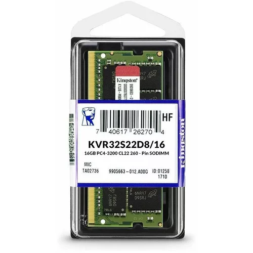Kingston RAM memorija SODIMM 16GB 3200MHz DDR4ID: EK000490510