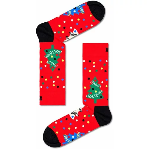 Happy Socks Čarape Happy Holidays Sock boja: crvena