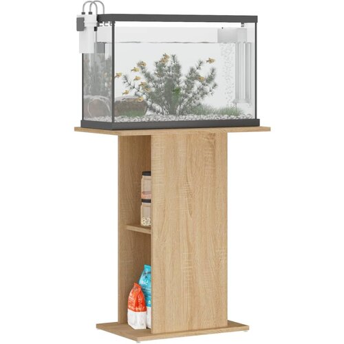  Stalak za akvarij Sonoma hrast 60,5x36x72,5 cm Konstruirano drvo Slike