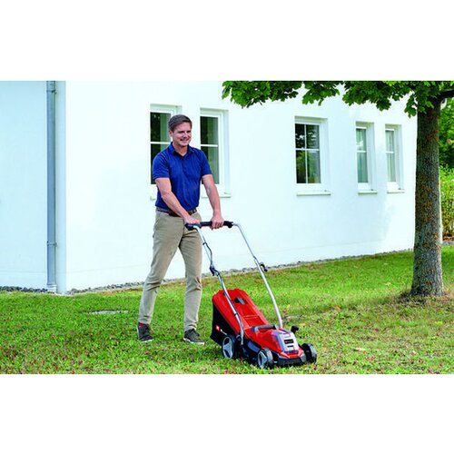 Einhell power x-change akumulatorska kosilica ge-cm 18 / 33LI (18 v, 1 baterija, 4 ah, &amp;scaron;irina reza: 33 cm) + bauhaus jamstvo 5 godina na uređaje na električni ili motorni pogon Slike