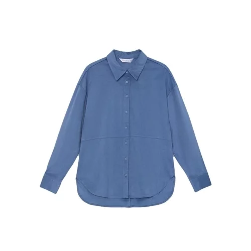 Compania Fantastica Topi & Bluze COMPAÑIA FANTÁSTICA Shirt 11057 - Blue Modra