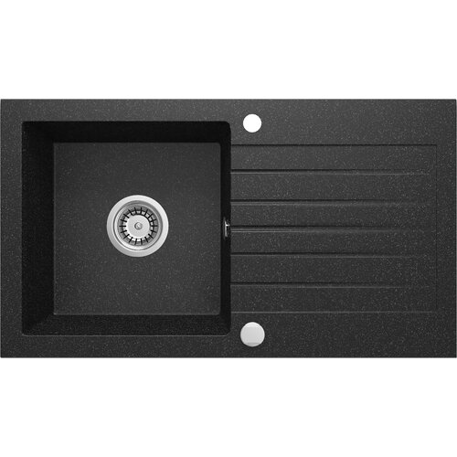 Deante Zorba ZQZ 2113 Sudopera, 1 korito, 15cm, Granitna, Antracit Slike
